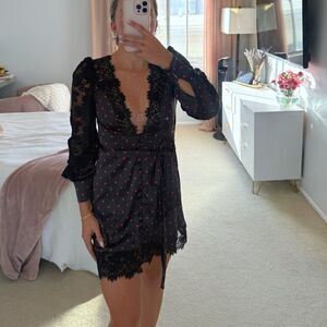 For Love & Lemons Lace Mini Dress
